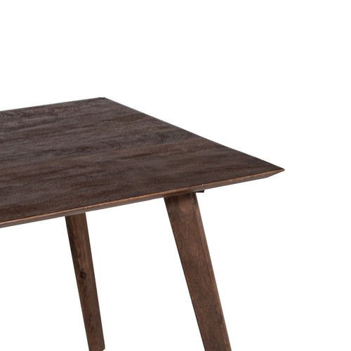 Giga Meubel Eettafel Oslo - Donkerbruin Mangohout - 160x90x76cm