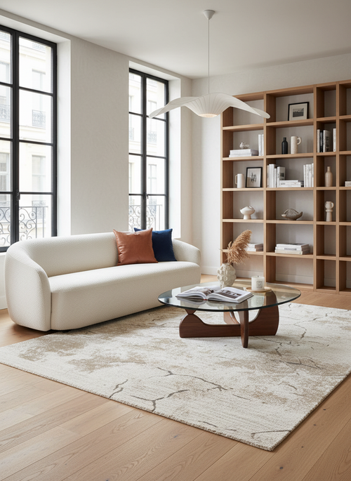 AFK Living vloerkleed Crackle - Zacht comfort voor elke dag en OEKO-TEX® Standard 100 gecertificeerd. - beige - 200x290 cm