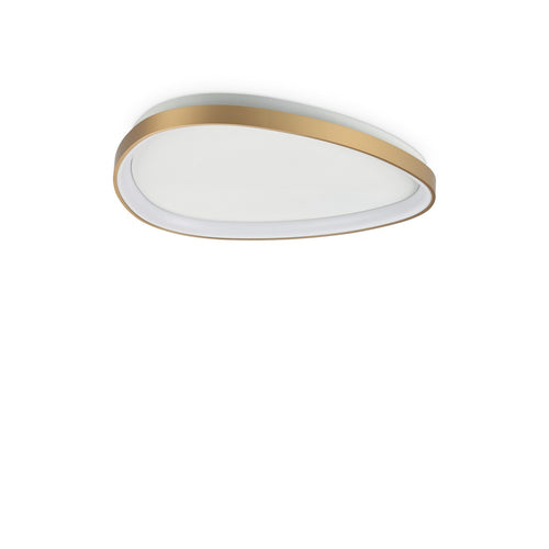 Ideal Lux GEMINI Geïntegreerde LED-plafondlamp, messing, 3550lm, 4000K
