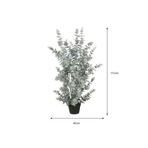 Mica Decorations Eucalyptus Kunstplant in Pot - H113 x Ø40 cm - Groen