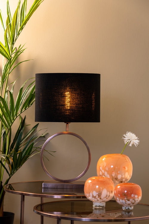 Light & Living lampenkap LIVIGNO - 38x17.5x28cm - zwart - vtwonen shop