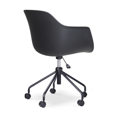 Nolon Nout-Puk Bureaustoelen Set van 2 - Zwart - Zwart Onderstel - vtwonen shop