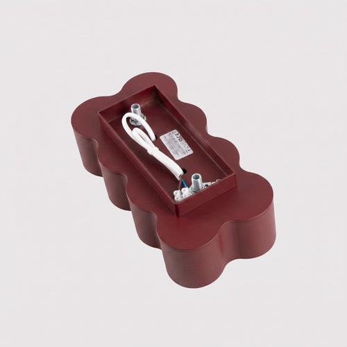 Sollux Lighting Plafondlamp OVIO 2 bordeaux Gx53 - 24,5x12x8cm