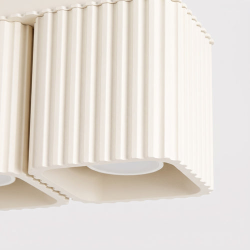 Sollux Lighting Plafondlamp RIFF 2 beige GU10 - 20,5x10x12cm