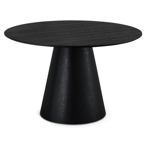 Furnhouse eettafel Tango - Zwart - Ø 120 cm