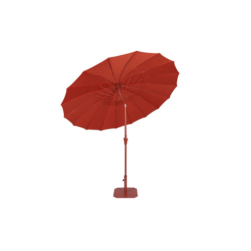 Zuiver Sunshine Parasol Set inclusief Parasolhoes en Parasolvoet Marsala Rood - vtwonen shop