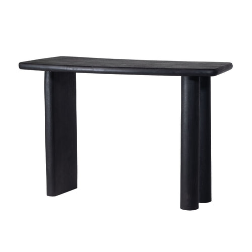 Giga Meubel Sidetable Rumi - Zwart Mangohout - 113x44x76cm - vtwonen shop
