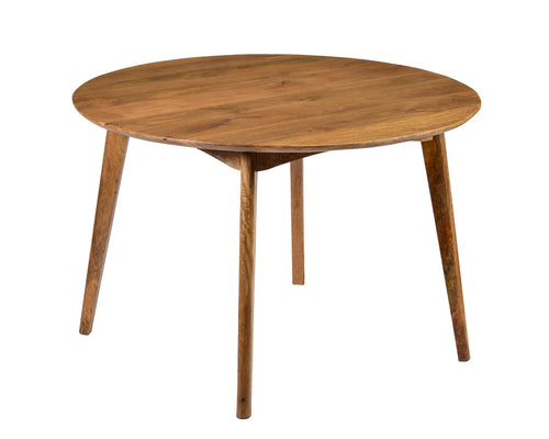 Livingfurn eetkamertafel Elias Round - 120cm - mangohout