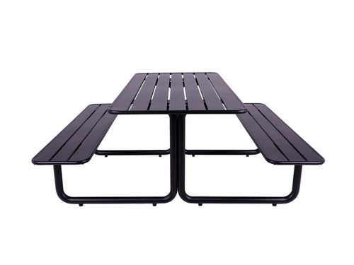 MaximaVida metalen picknicktafel Max zwart - 150 cm - vtwonen shop