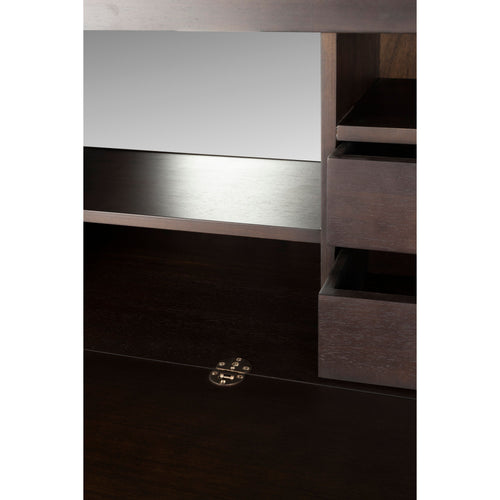 Dutchbone Elroy Ladekast Laag 120 cm Walnootkleur Bruin