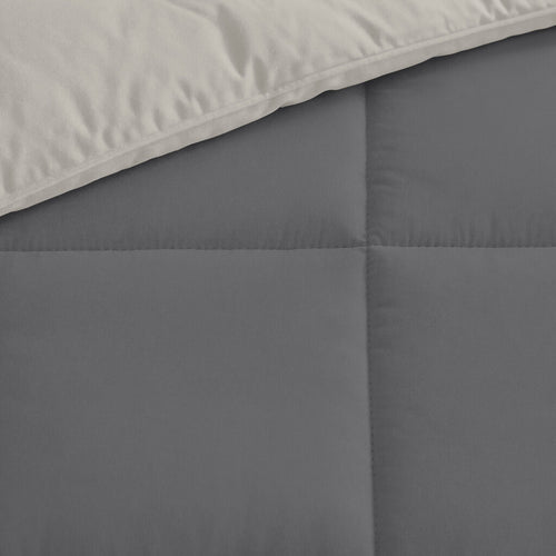 Byrklund - Dekbed zonder overtrek Wash & Rest - 240x200 cm - Zand / Antraciet