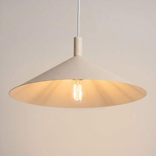Sollux Lighting Hanglamp NOX 40 beige - 40x40x135cm