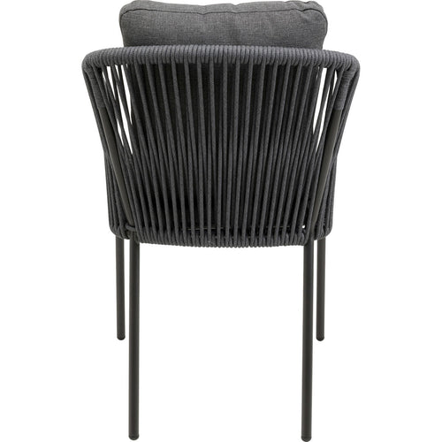 Kare Design Tuinstoel met armleuningen Cyprus grijs
