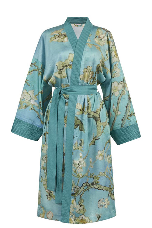 Beddinghouse x Van Gogh Museum kimono Almond Blossom Kimono - L/xL cm - blauw - vtwonen shop
