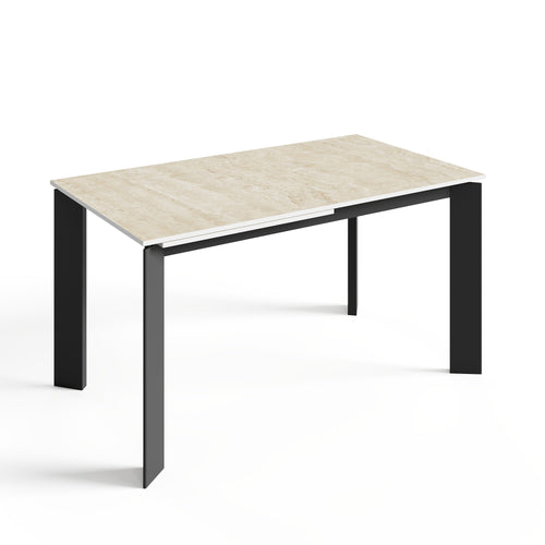 Sia Home - Uitschuifbare tafels LINEA - Keramiek - Zwart - 190cm