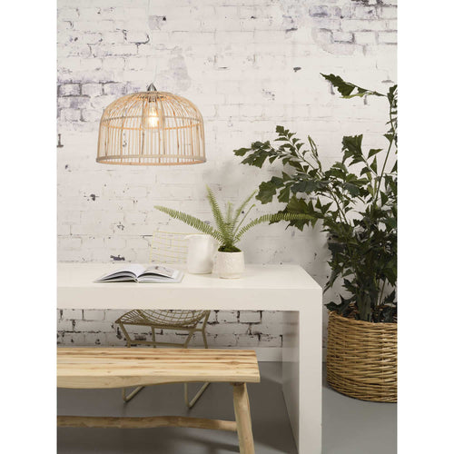 GOOD&MOJO hanglamp Borneo - bruin - Ø52cm - vtwonen shop