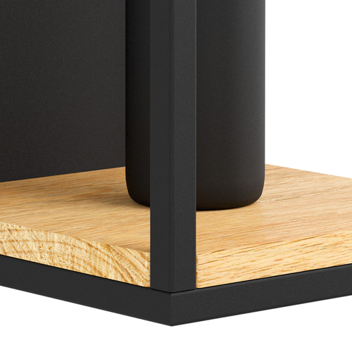 EGLO wandlamp Libertad - e27 - 24 cm - zwart/bruin