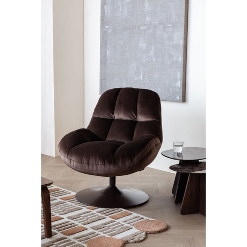 Housecraft Living Beefy Fauteuil Draaibaar Bruin