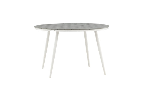 Rebellenclub Ronde Tuintafel Solis - ø120cm - Wit Grijs - vtwonen shop