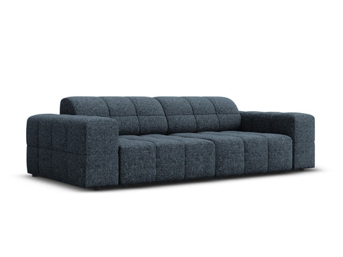 Cosmopolitan Design Bank Chicago 3-zits, chenille koningsblauw - 102x212x78cm