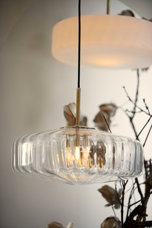 vtwonen hanglamp Pleat - helder - Ø40cm