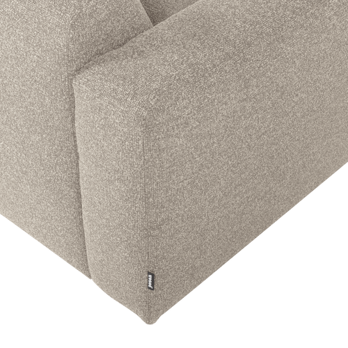 WOOOD 1,5-zits bank arm links Mojo Base - Bouclé - Beige - 74x145x97