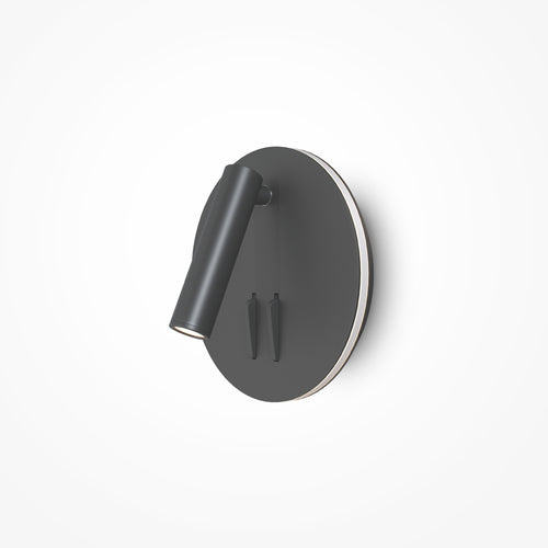 Maytoni wandlamp Ios 176 - Zwart - 14x6.5x14 cm