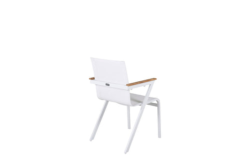 Rebellenclub  Tonga Tuinstoel - Set van 2 - Wit