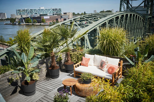 elho greenville rond 40 living black | Bloempot | Geschikt voor binnen & buiten