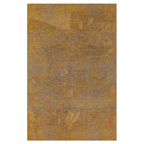 Lola&Moi vloerkleed Gold Stone - goud -170x240cm - vtwonen shop