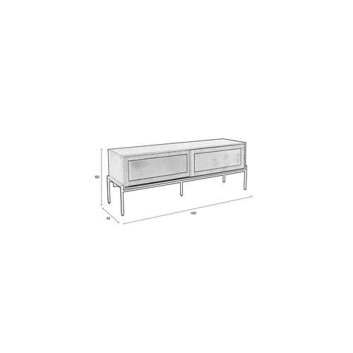 Zuiver Hardy Dressoir Eikenhout Bruin