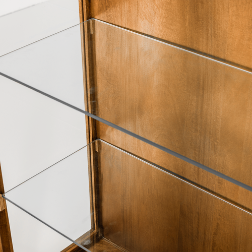 WOOOD kast 2-deurs Kella - Mango Hout - Naturel - 132x100x44