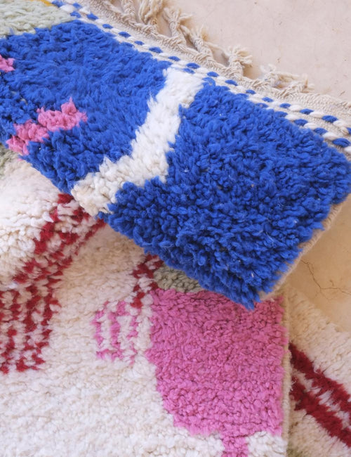 AFK Living vloerkleed Berber - handgemaakt - Wol - 100 x 552 cm