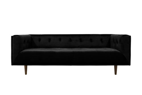 Kick Velvet Bank Bobbi - Zwart - vtwonen shop