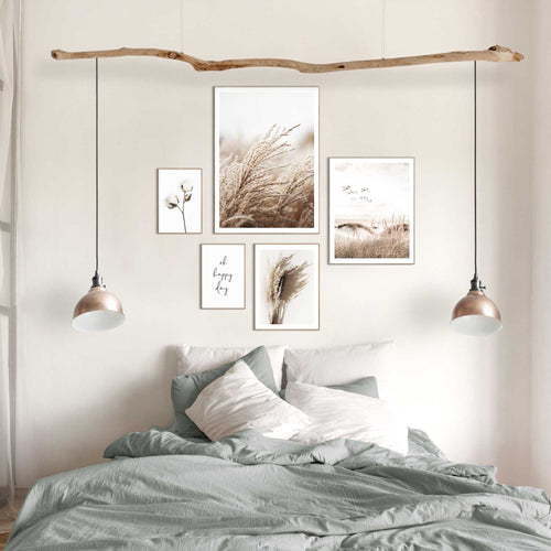 Reinders Serene Nature schilderijen set -  beige - woonkamer - 70x50cm