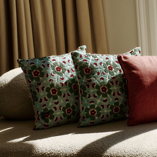 Sia Deco - Cortone kussen - Blauw - Draad - H45 - vtwonen shop