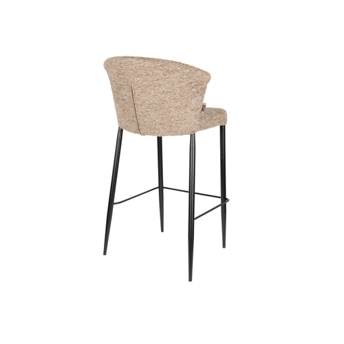 Dutchbone Georgia Barkrukken rugleuning 75 cm Bruin - Set van 2