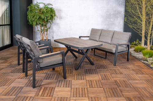 Sens-Line - Donna Loungeset 4-delig - Aluminium