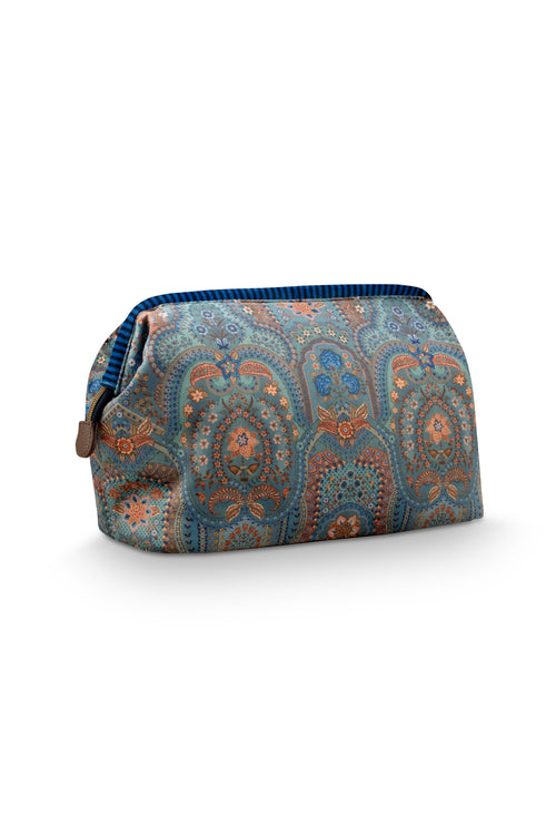Pip Studio - Cooper Make-up Tasje Dames - Jabali - Blauw - 30x13.8x20.7cm - vtwonen shop