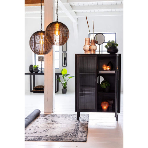 Light & Living hanglamp Amarah - zwart - Ø50cm - vtwonen shop