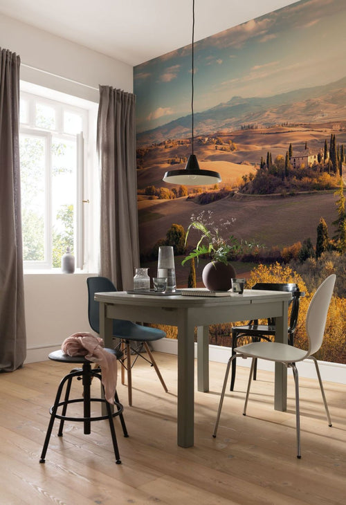 Sanders & Sanders fotobehang landschap beige en geel - 400 x 250 cm - 612389