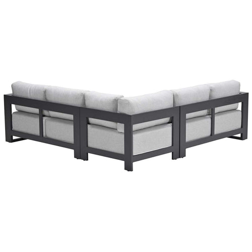 Garden Impressions loungebank Malakka donker grijs 3-delig - vtwonen shop