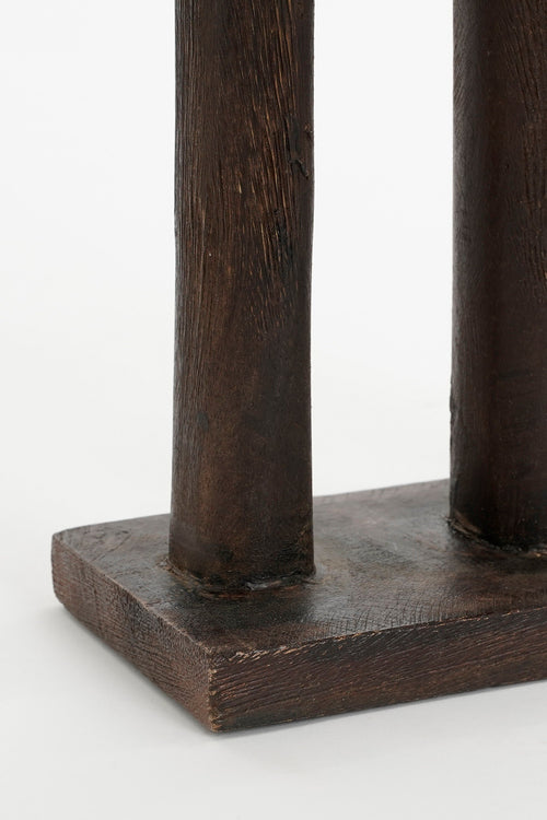 Mica Decorations Pegara Woondecoratie - L7 x B18 x 46 cm - FSC 100% Mangohout - Bruin