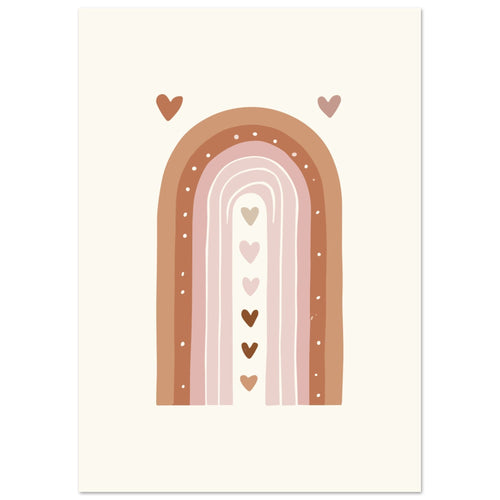 Artfulprints  Pastel rainbow I   poster A4 21x29.7 cm - vtwonen shop