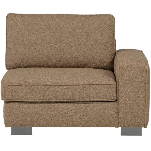 vtwonen element 1-zits met arm rechts Lazy - Bouclé - Bruin - vtwonen shop