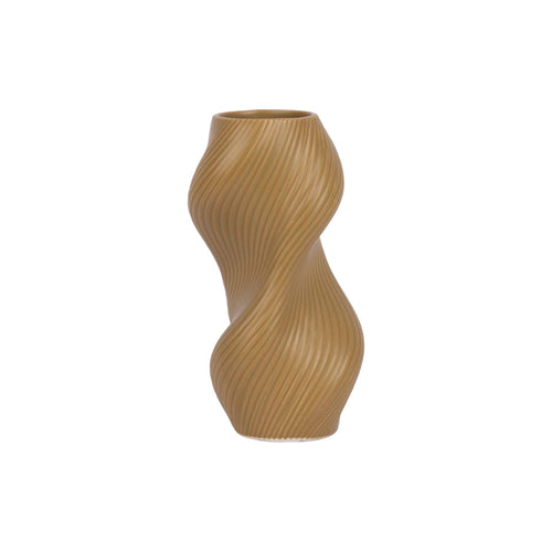 Present Time vaas Paris Twisted - bruin - Ø12.5cm