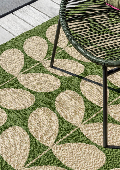 Vloerkleed Orla Kiely Solid Stem Basil Outdoor 140x200 cm - vtwonen shop