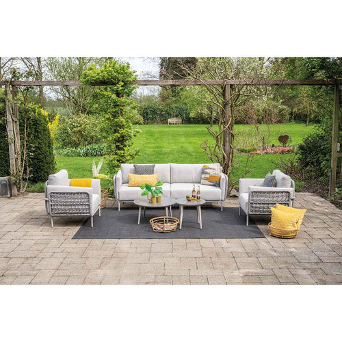 Garden Impressions loungeset Langkawi taupe 5-delig