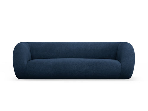 Cosmopolitan Design Bank Essen 3-zits, boucle, donkerblauw - 95x230x86cm