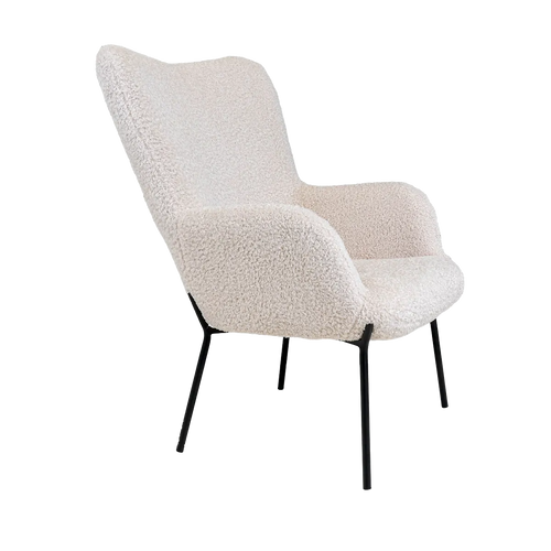 Artichok Rosemarie teddy fauteuil gebroken wit - vtwonen shop